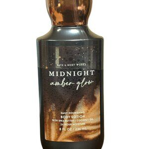 NEW Midnight Amber Glow Body Lotion 8 oz Bath & Body Works